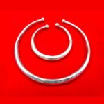 Elegant Silver-Tone Open-Circle Necklace